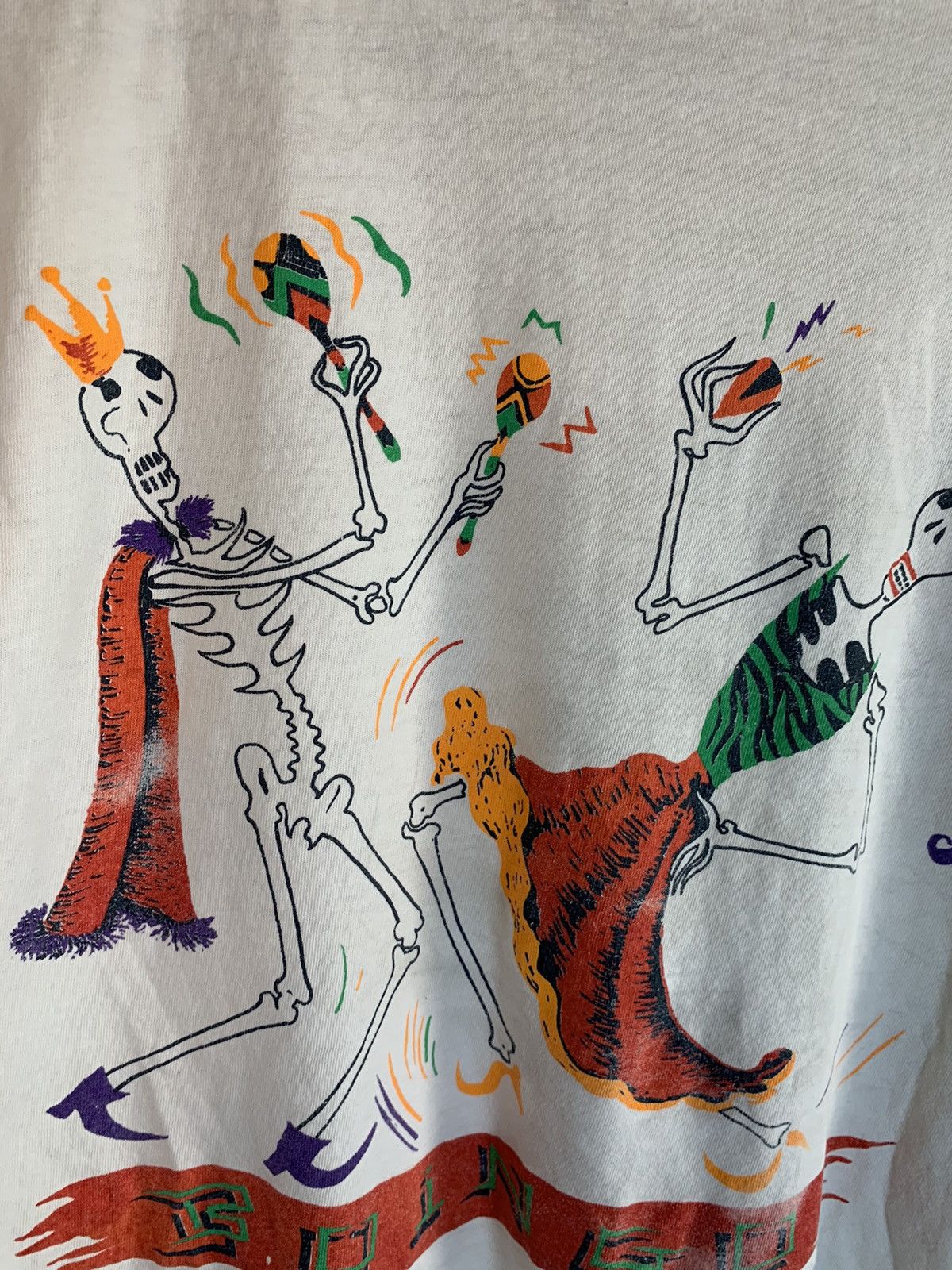 Band Tees × Vintage *RARE* Vintage 1987 Oingo Boingo Boi-Ngo Tour Band Art Shirt Size US XL / EU 56 / 4 - 5 Thumbnail
