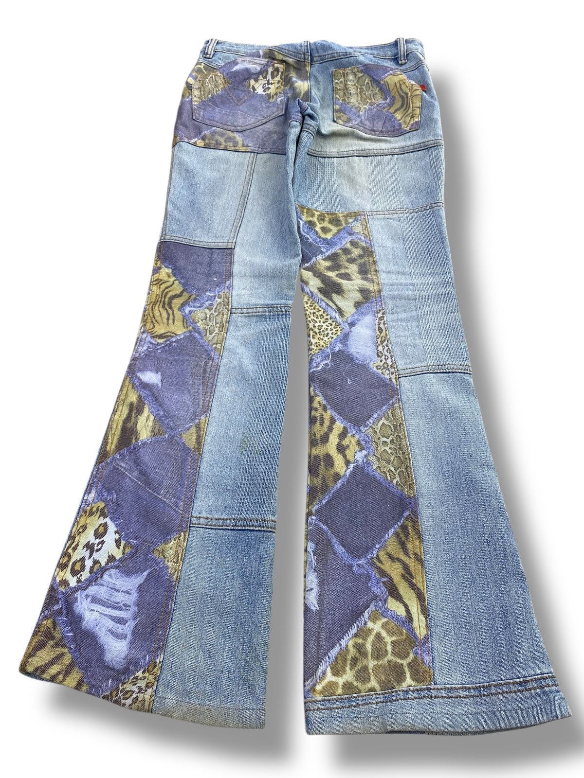 Japanese Brand Japanese Brand With Animal Print Stye Flare Jeans Size US 28 / EU 44 - 3 Thumbnail