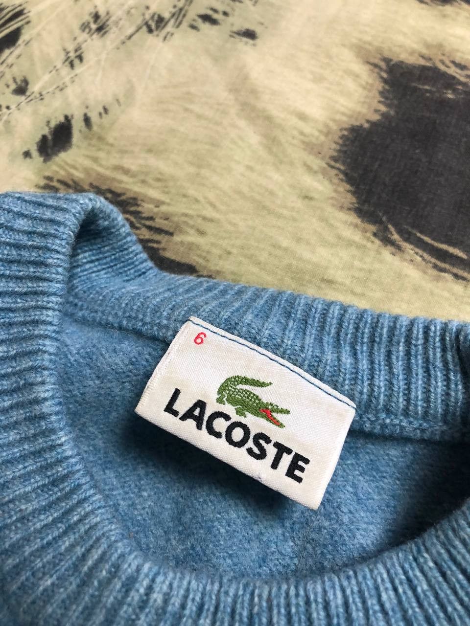 Lacoste Vintage Lacoste Y2K Logo Warm Streetwear Sweater Size US XL / EU 56 / 4 - 2 Thumbnail