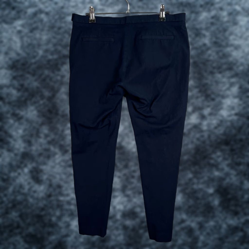 Banana Republic Banana Republic Sloan Fit Blue Pants Women Size 6 Viscose Cotton Blend Ankle Zip Size 28" / US 6 / IT 42 - 1 Thumbnail