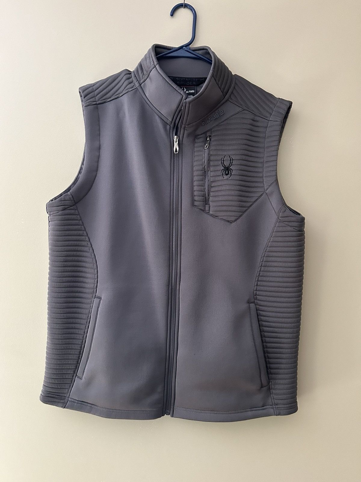 Spyder NEW Venom Polar Ribbed Performance Full Zip Vest Size US XL / EU 56 / 4 - 2 Thumbnail