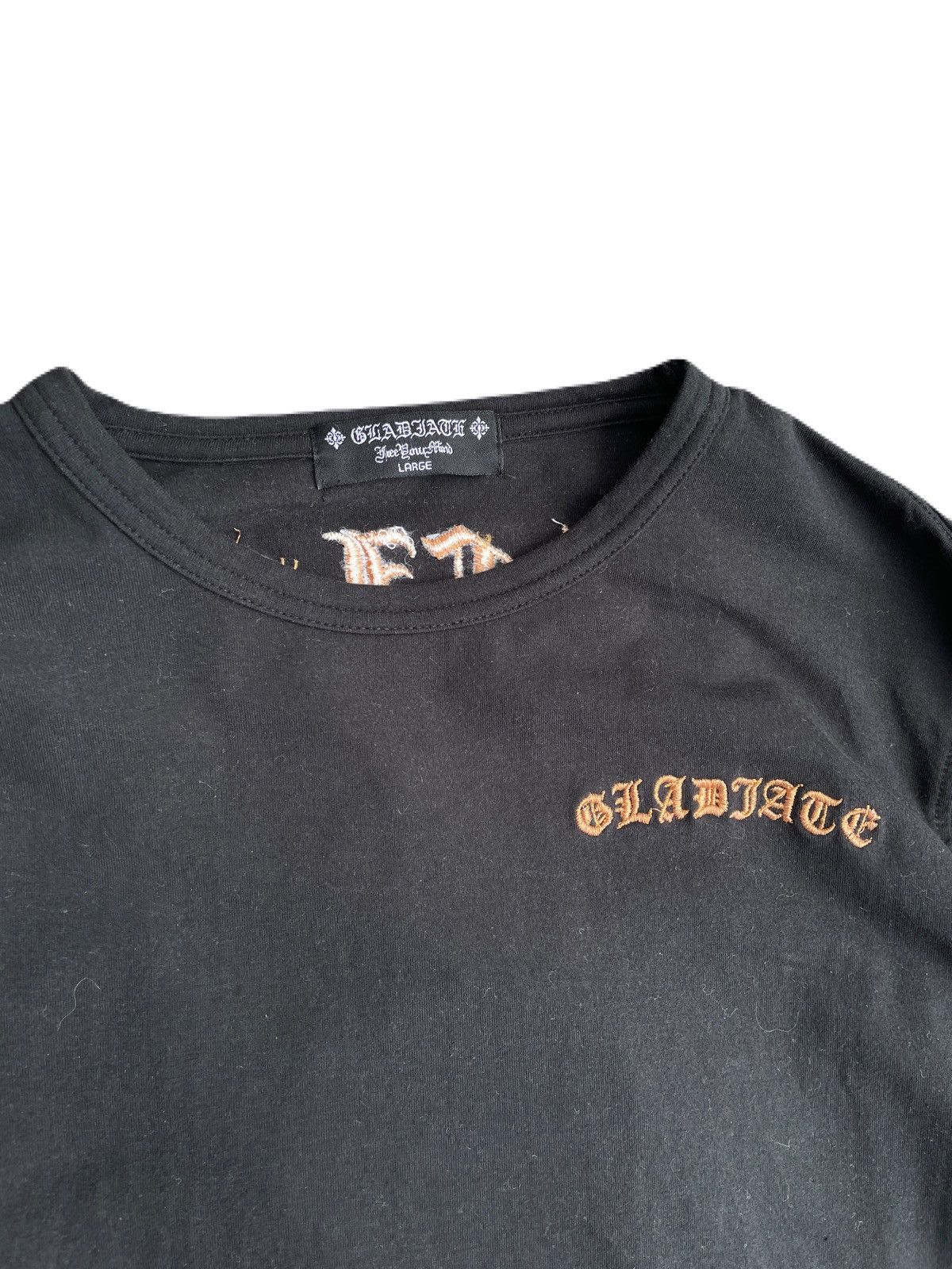 If Six Was Nine 2000s Japanese archive Vkei Gothic Cross Embroided L/S Tee Size US S / EU 44-46 / 1 - 6 Thumbnail