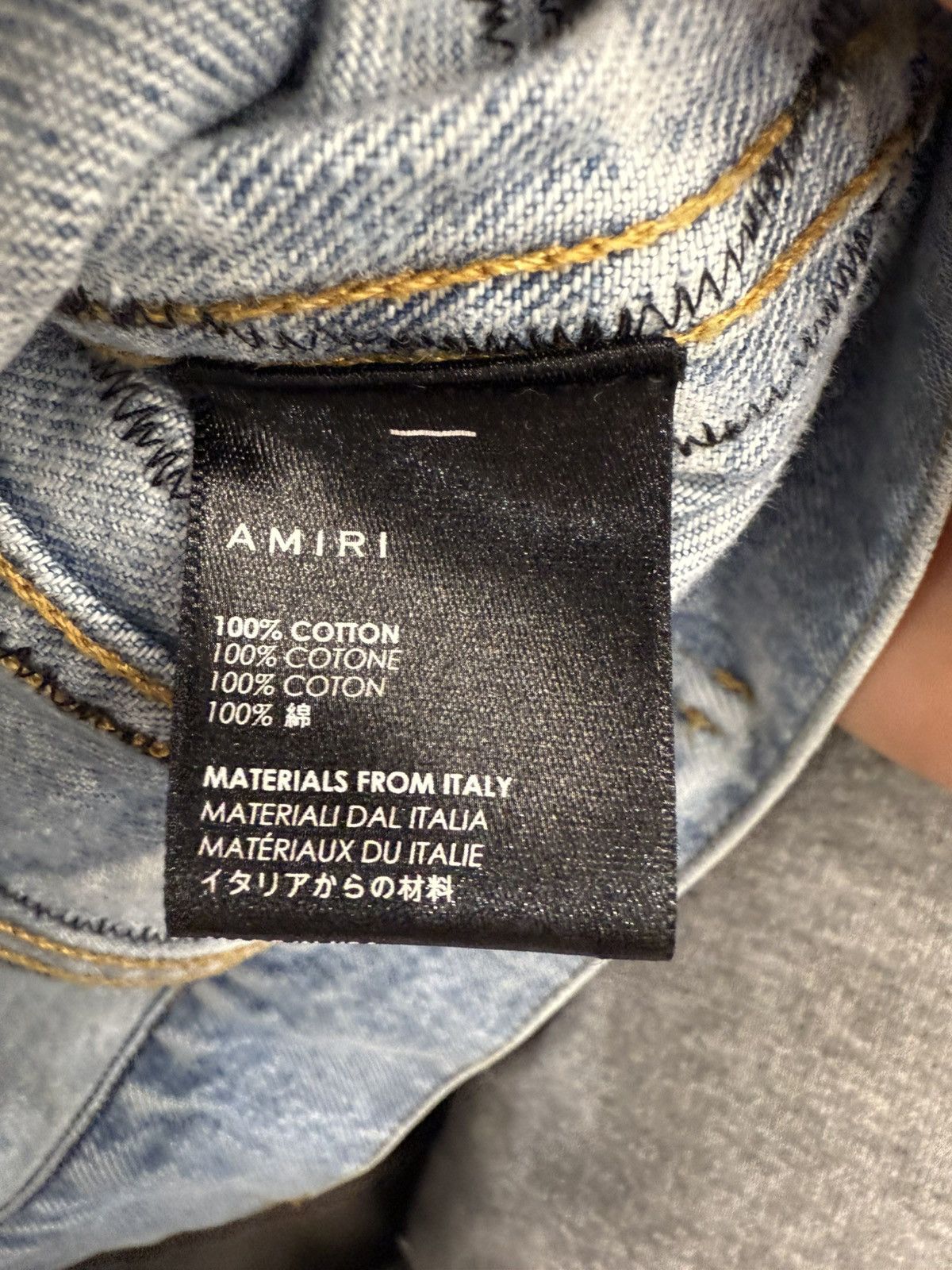 Amiri Amiri Snake Denim Jacket Size US L / EU 52-54 / 3 - 8 Thumbnail