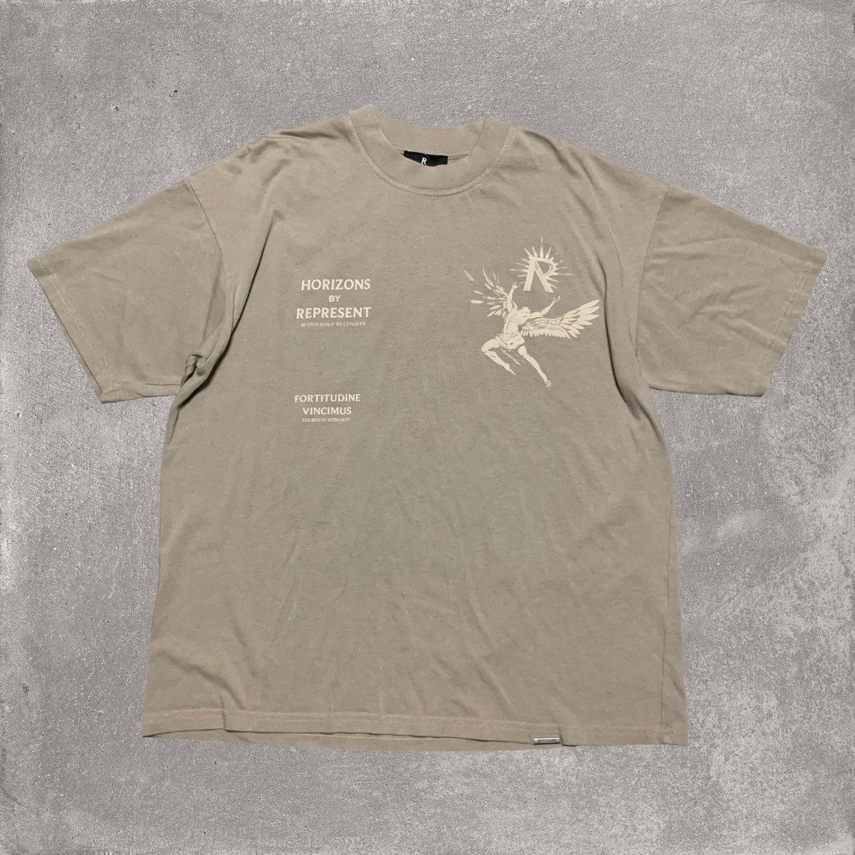 Represent Clo. Represent Medium Icarus Beige Taupe Tee Size US M / EU 48-50 / 2 - 2 Thumbnail