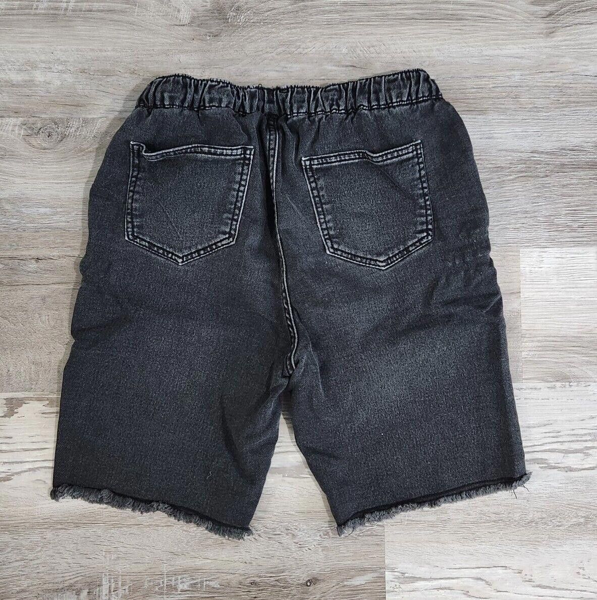 Designer Smiley World Shorts Sz 16 Black Drawstring Waist Y2k Size US 26 / EU 42 - 2 Thumbnail