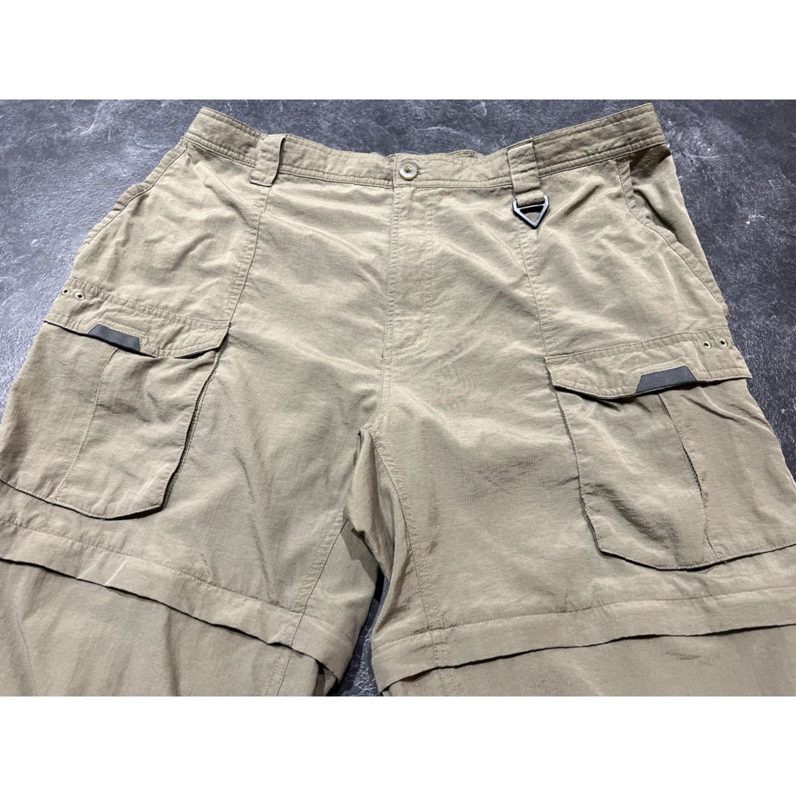 Vintage VINTAGE Columbia Mens Cargo Pants Windbreaker 2XL Olive Lightweight Convertible 30" Fall Winter Outdoor Size US 39 - 2 Thumbnail