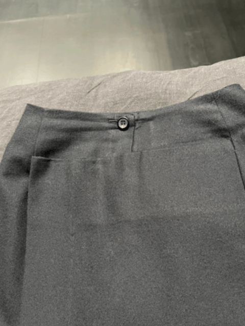 Vintage × Yohji Yamamoto Yohji Yamamoto Skirt Midi Maxi Wool Vintage Size 26" / US 2 / IT 38 - 5 Thumbnail