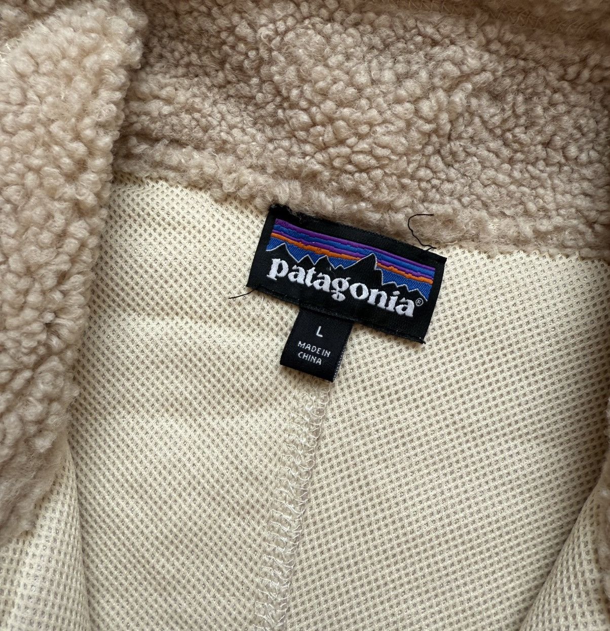 Patagonia Patagonia Fleece Full Zip Up Men’s Beige Gorpcore Jacket Size US L / EU 52-54 / 3 - 6 Thumbnail