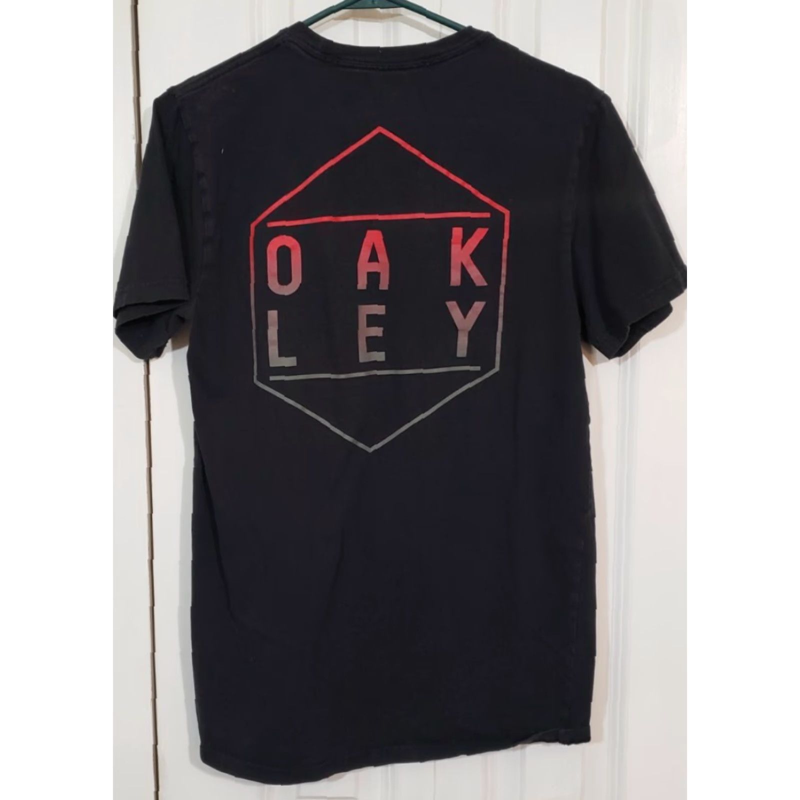 Oakley Oakley Shirt Mens Small Black Short Sleeve with Oakley in a Diamond Size US S / EU 44-46 / 1 - 4 Thumbnail