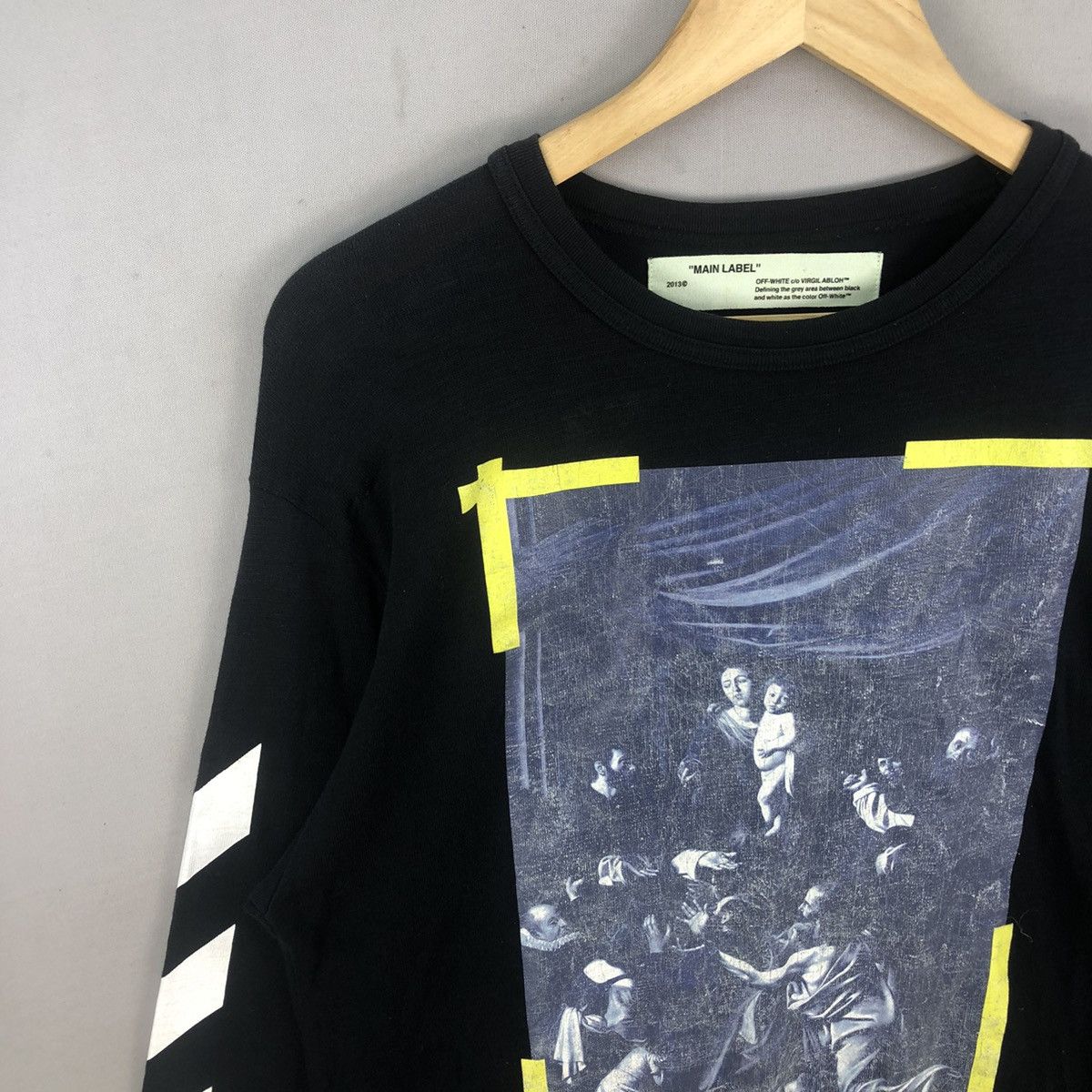 Off-White Off-White F/W 2017 “ Caravaggio Seeing Things “ Long Sleeve Size US S / EU 44-46 / 1 - 2 Thumbnail