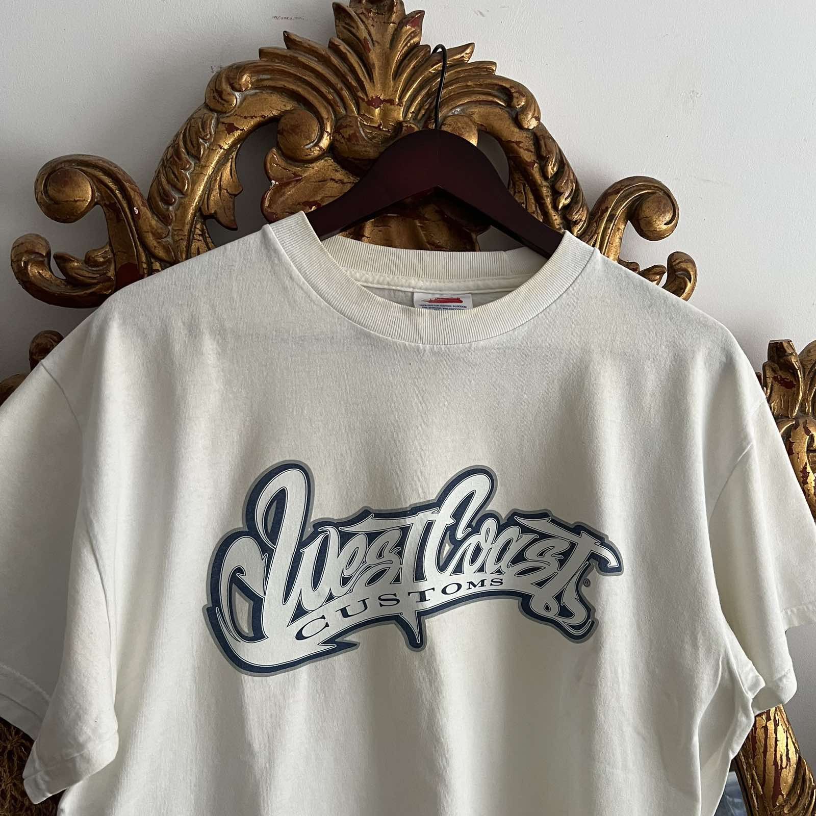 Rap Tees × Vintage Vintage Y2K “West Coast Customs” Tee 90s Sz L Size US L / EU 52-54 / 3 - 2 Thumbnail