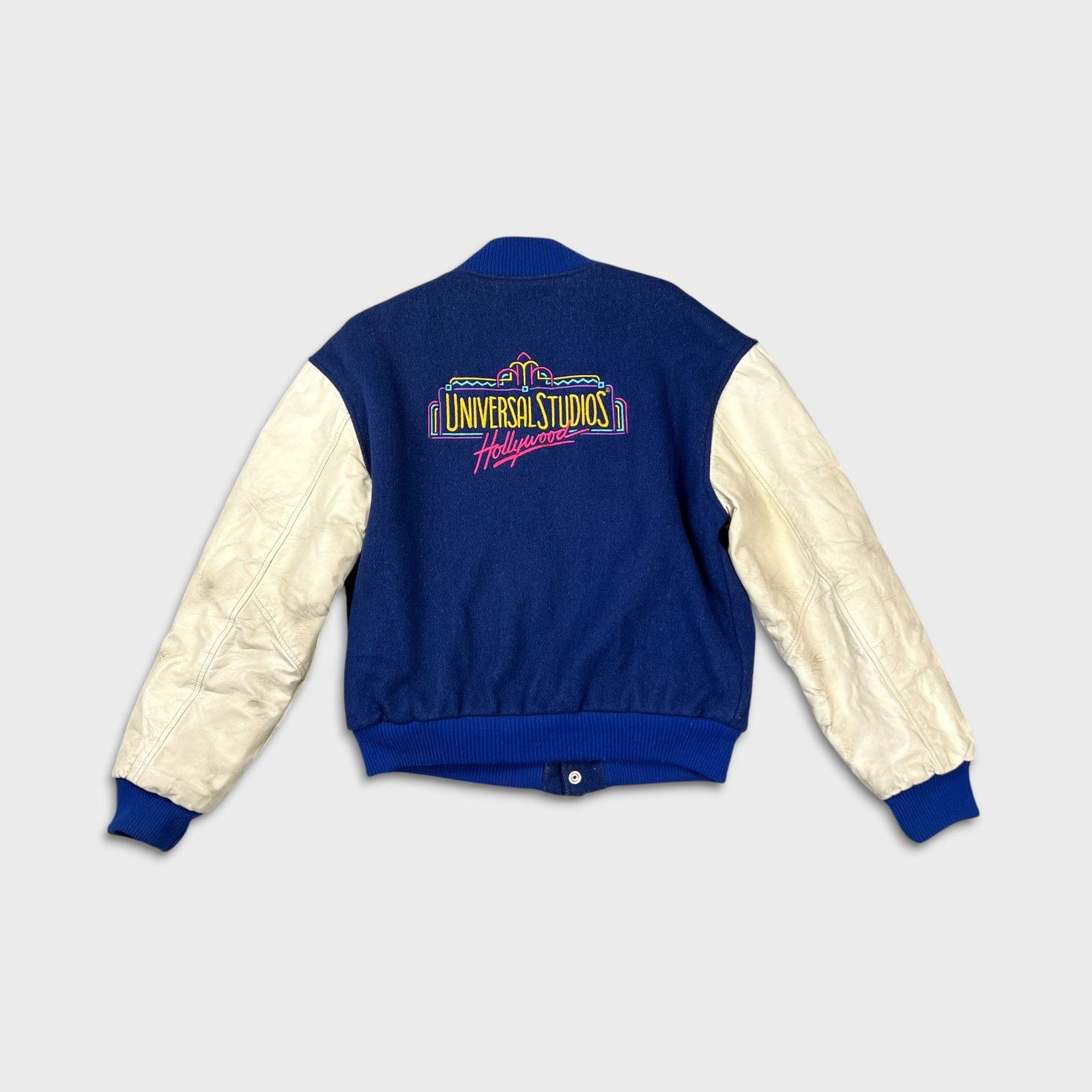 Universal Studios × Vintage Vintage 90s Universal Studios Jacket Letterman USA Varsity Size US M / EU 48-50 / 2 - 1 Thumbnail
