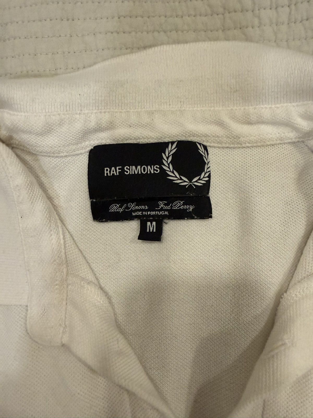 Fred Perry × Raf Simons Fred Perry x Raf Simons white polo Size US M / EU 48-50 / 2 - 3 Thumbnail