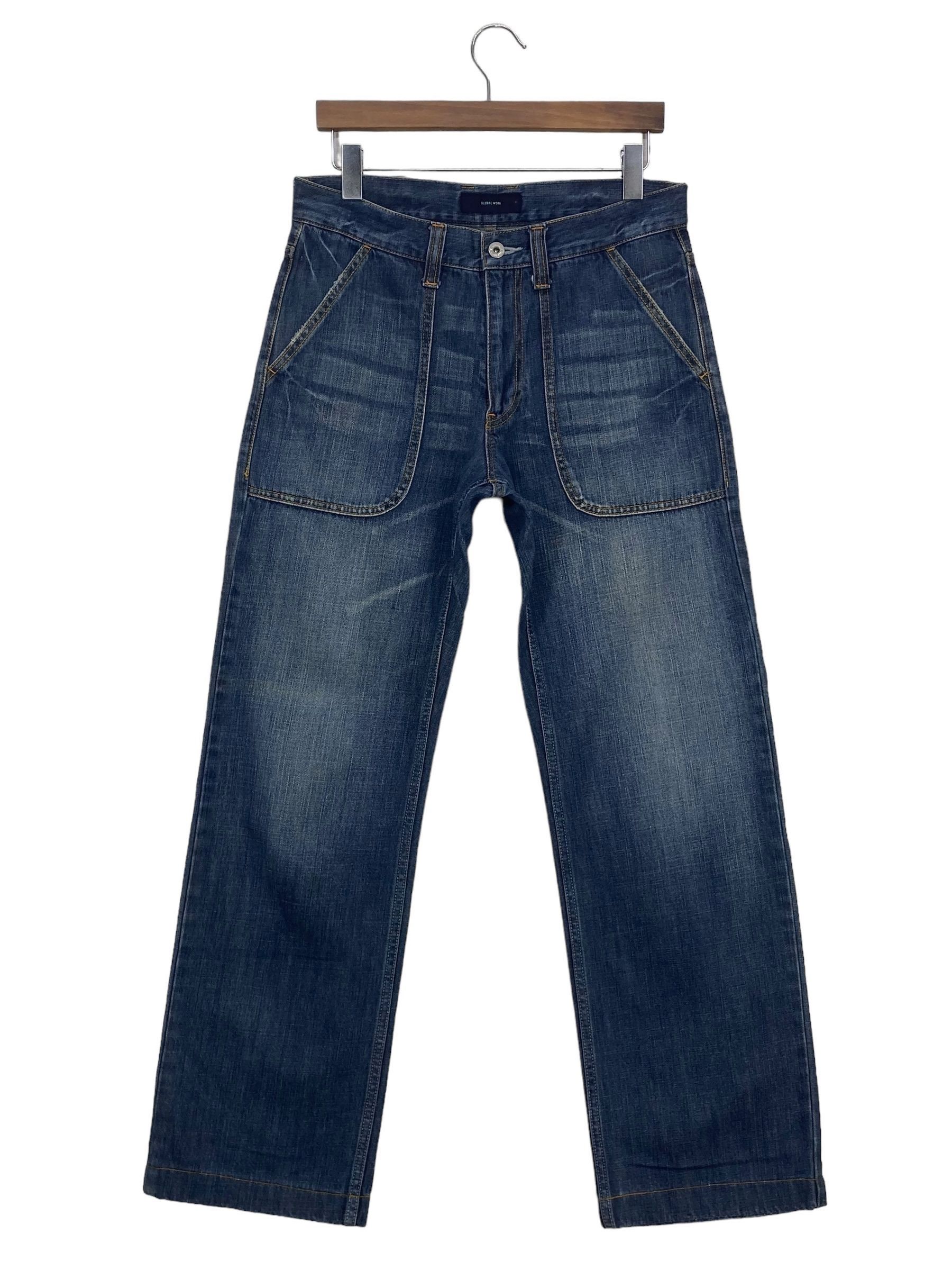 Global Work Baker Pocket Loose Jeans Size US 31 - 1 Thumbnail