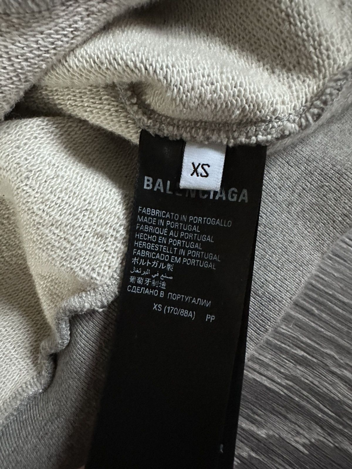 Balenciaga balenciaga skater graffiti distressed zip up hoodie grey Size US XS / EU 42 / 0 - 11 Thumbnail