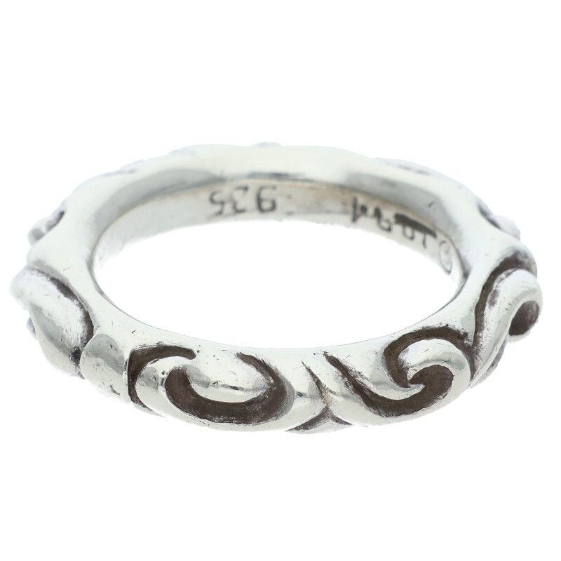 Chrome Hearts Chrome Hearts Scroll Band Silver Ring Size ONE SIZE - 2 Thumbnail