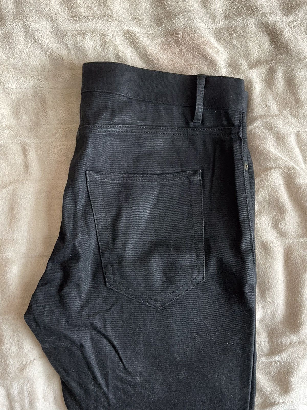 Saint Laurent Paris Black DO2 Waxed Denim Size US 32 / EU 48 - 2 Thumbnail