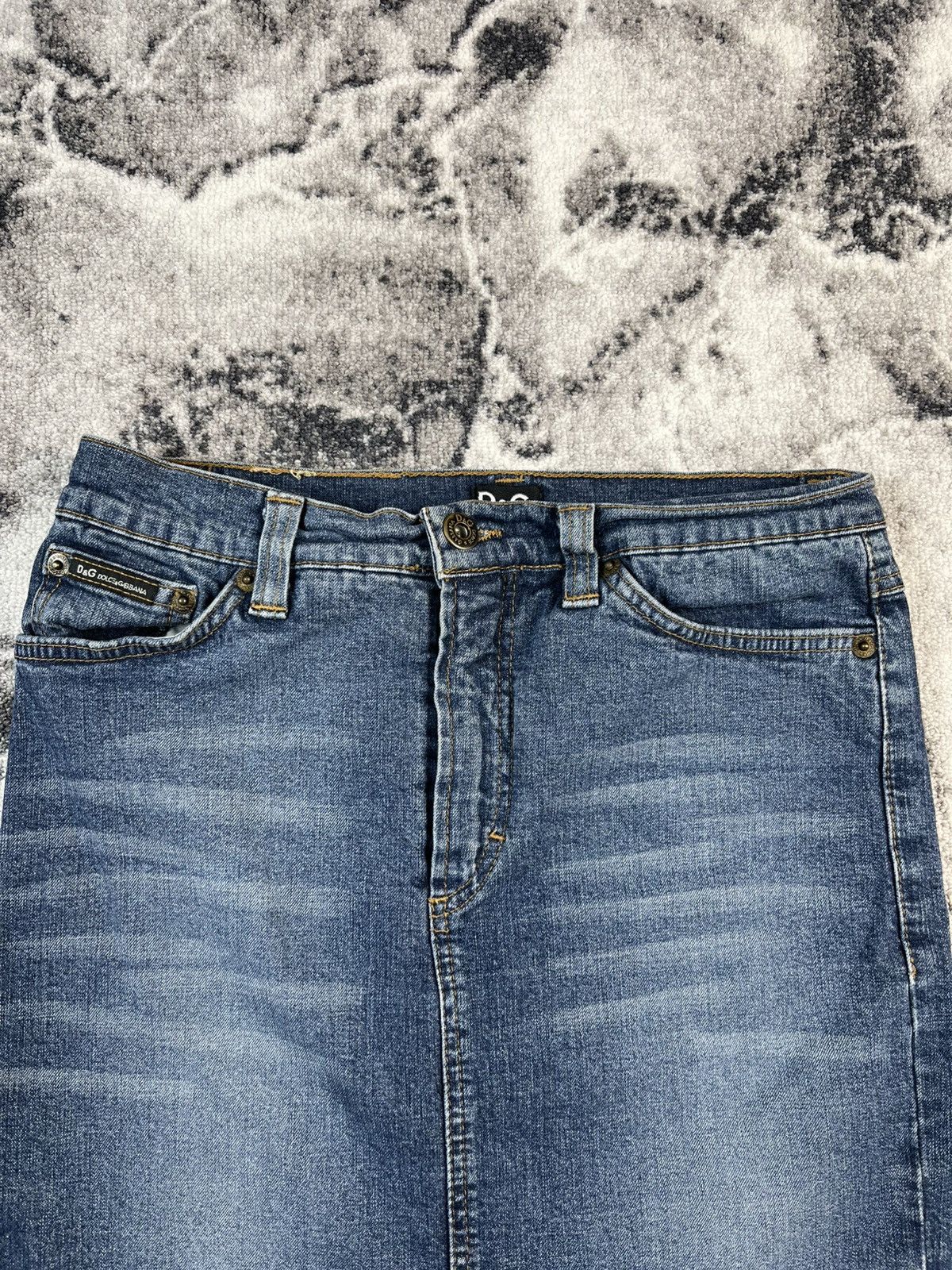 Dolce & Gabbana Dolce & Gabbana Denim Skirt Blue Vintage IT42 W28 Size 28" / US 6 / IT 42 - 4 Thumbnail