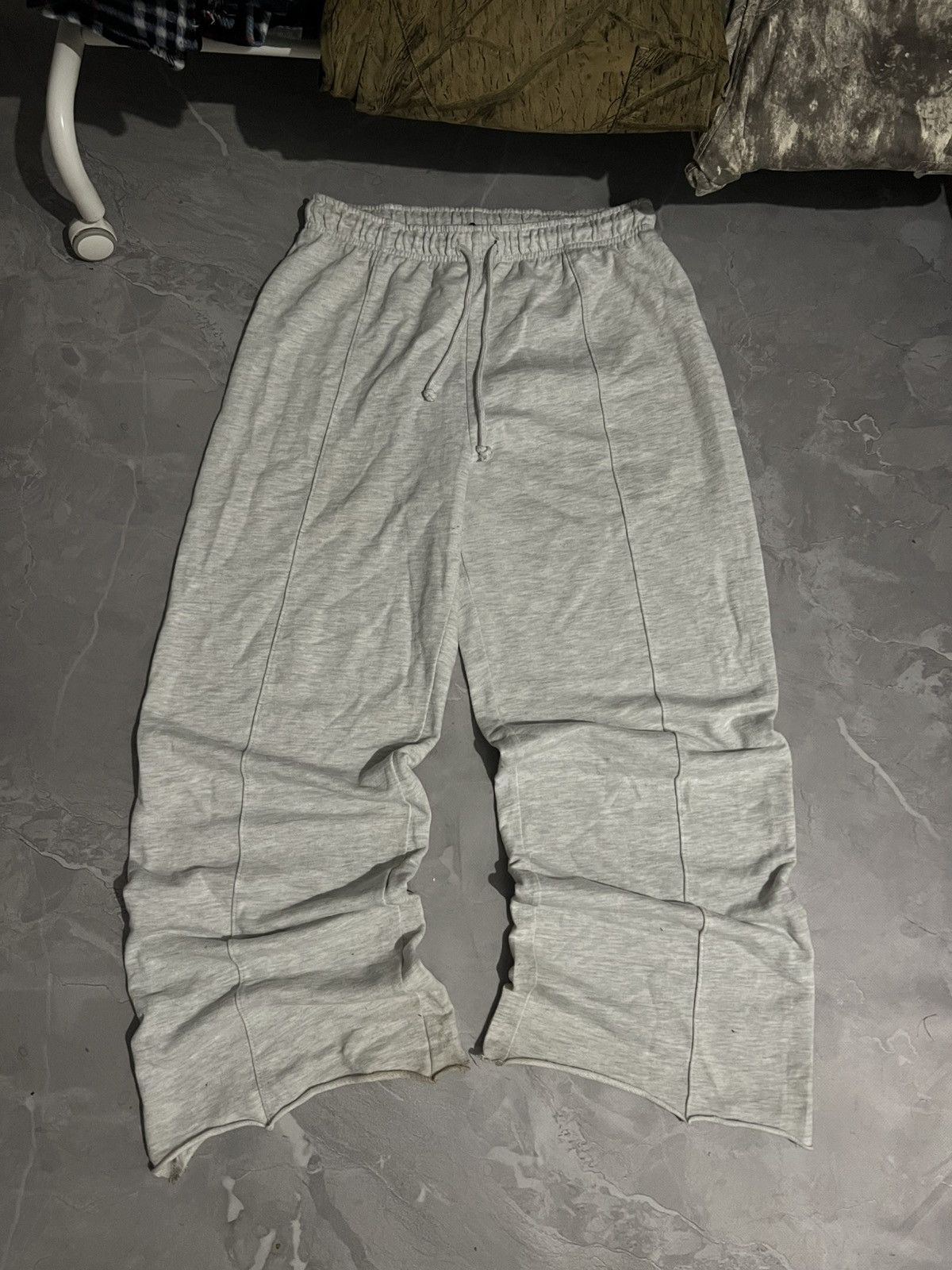 Japanese Brand Japanese Streetwear Sweatpants / Faded Leg Number Nine Style Size US 34 / EU 50 - 2 Thumbnail