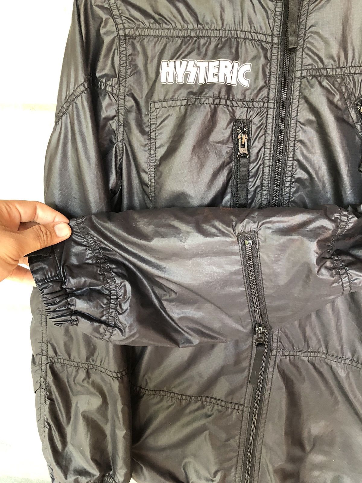 Hysteric Glamour Vintage Hysteric Glamour Nylon Khaki Jacket Rare Size US S / EU 44-46 / 1 - 4 Thumbnail