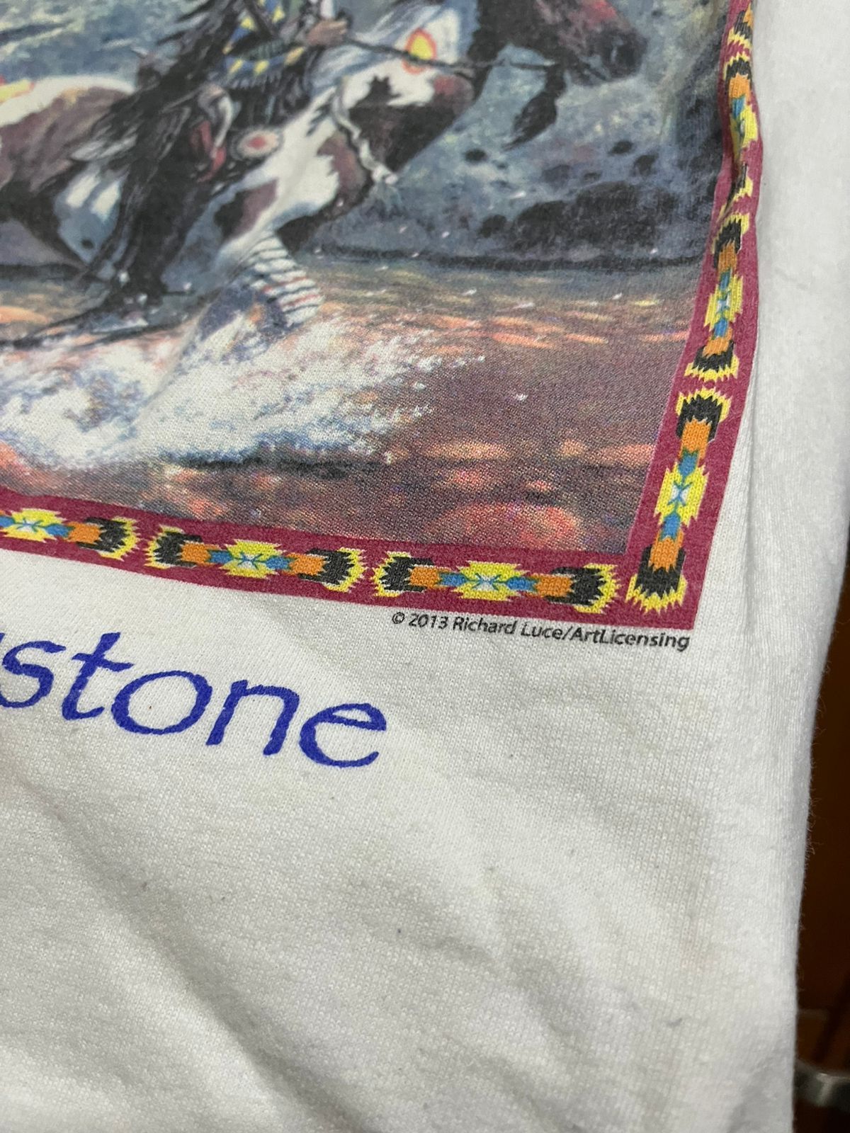 Other Art Yellow Stone 2013 Richard Luce tee graphic tshirt Size US L / EU 52-54 / 3 - 4 Thumbnail