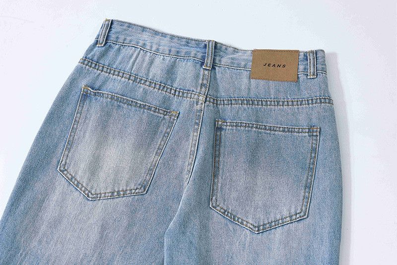 Vintage American retro washed cleanfit ripped flared jeans for men Size US 32 / EU 48 - 6 Thumbnail
