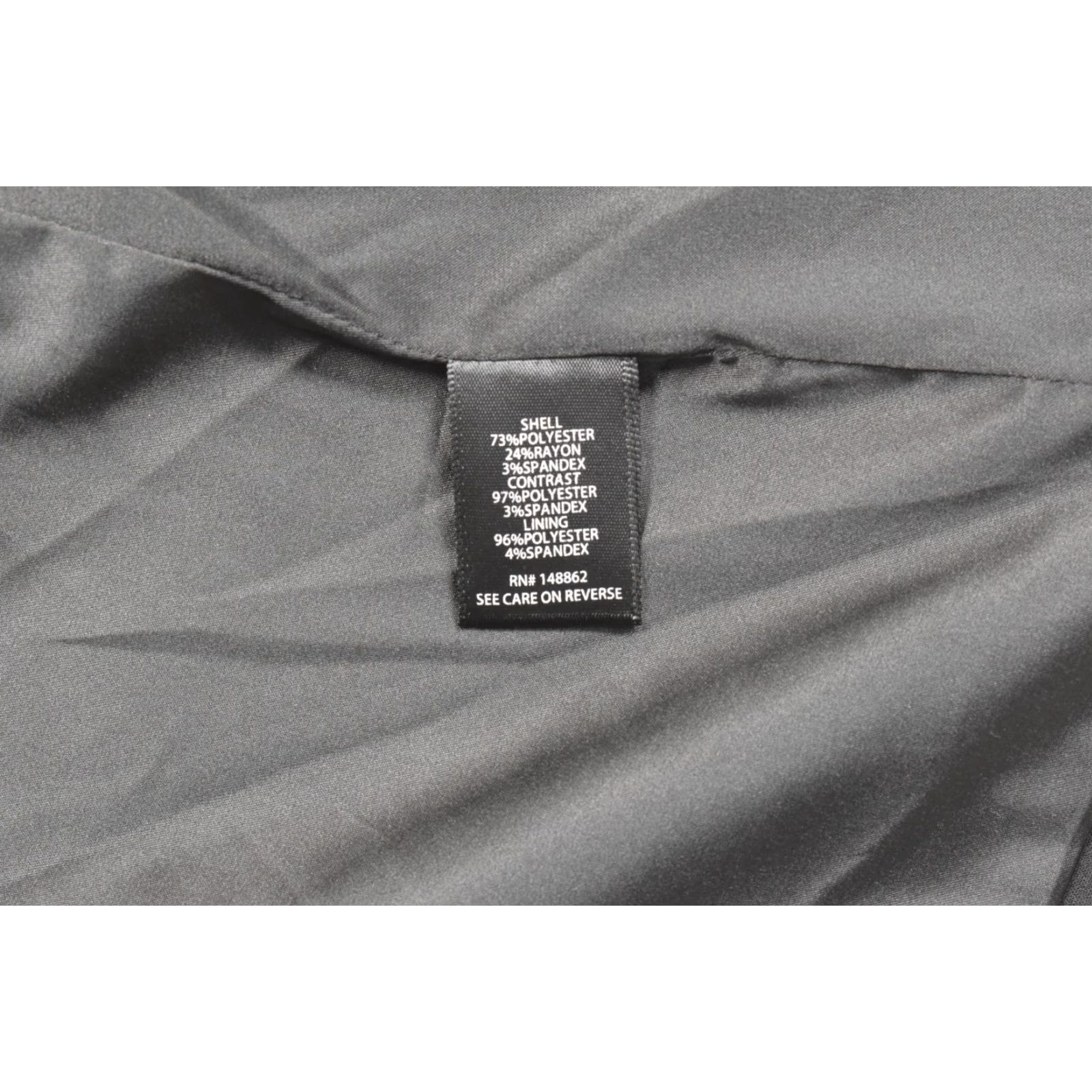 Torrid Torrid Blazer Black Satin Lapel One Button Lined Plus Size Women's 3 Satin Lapel Blazer, Black, Polyester, 3, Torrid, Women's Size XS / US 0-2 / IT 36-38 - 5 Thumbnail