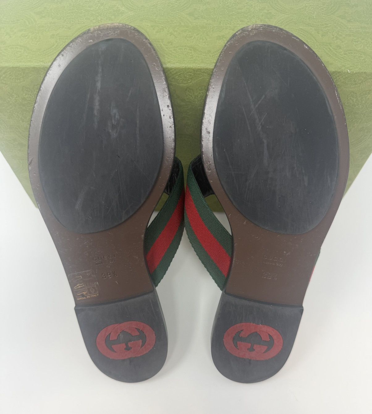 Gucci Gucci Kika GG Web Thong Sandal Size US 9.5 / IT 39.5 - 4 Thumbnail
