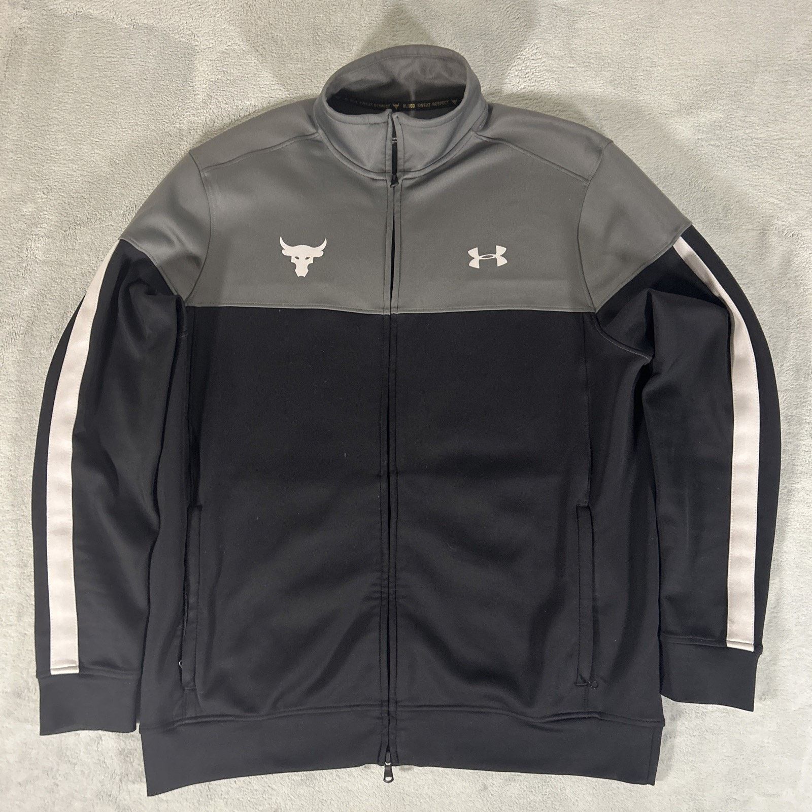 Under Armour Under Armour Project Rock Kento Jacket Mens Medium Versatile Size US M / EU 48-50 / 2 - 1 Thumbnail