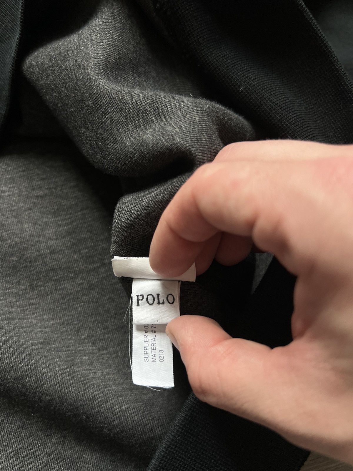 Polo Ralph Lauren × Vintage Vintage Boxy Polo Ralph Lauren Sweatshirt Black Oversized Size US XL / EU 56 / 4 - 7 Thumbnail