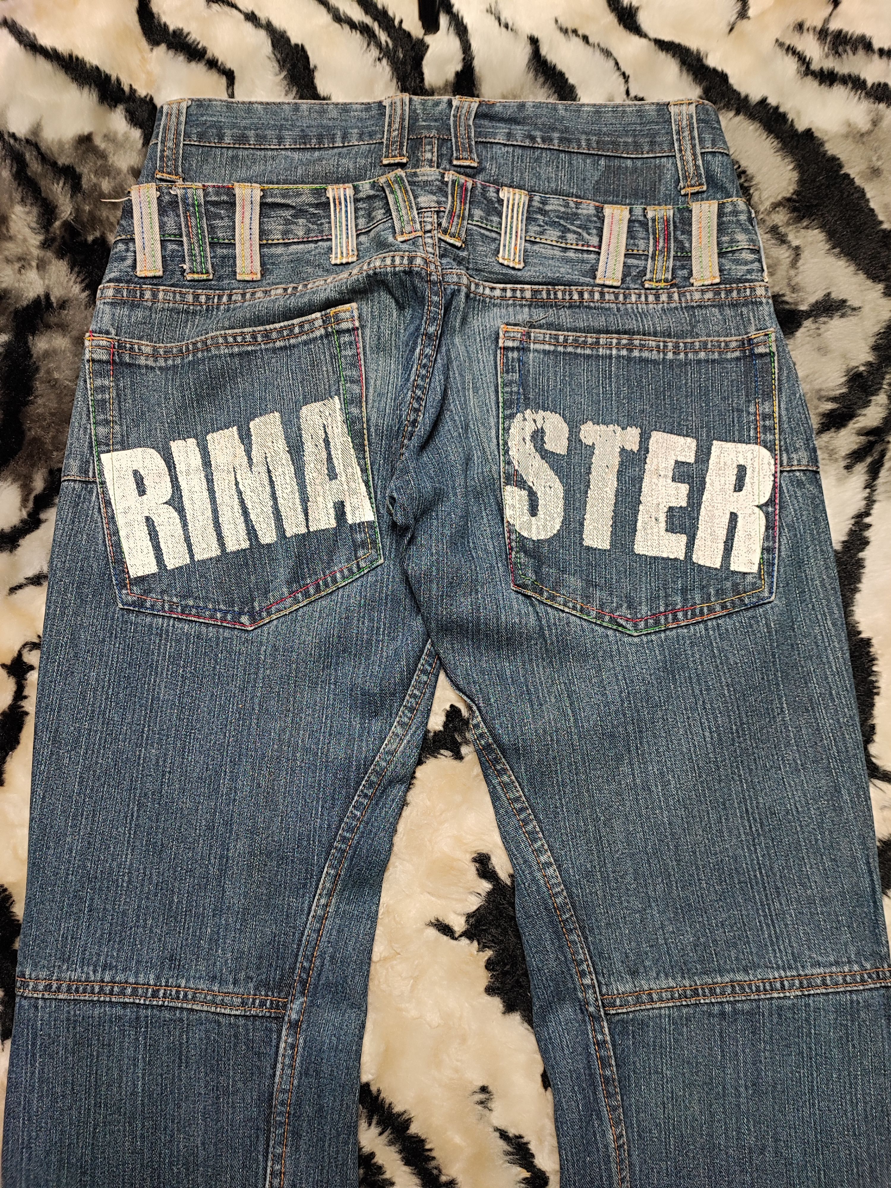 Japanese Brand × Vintage Rimaster Grunge Distressed Denim Jeans Size US 32 / EU 48 - 14 Thumbnail