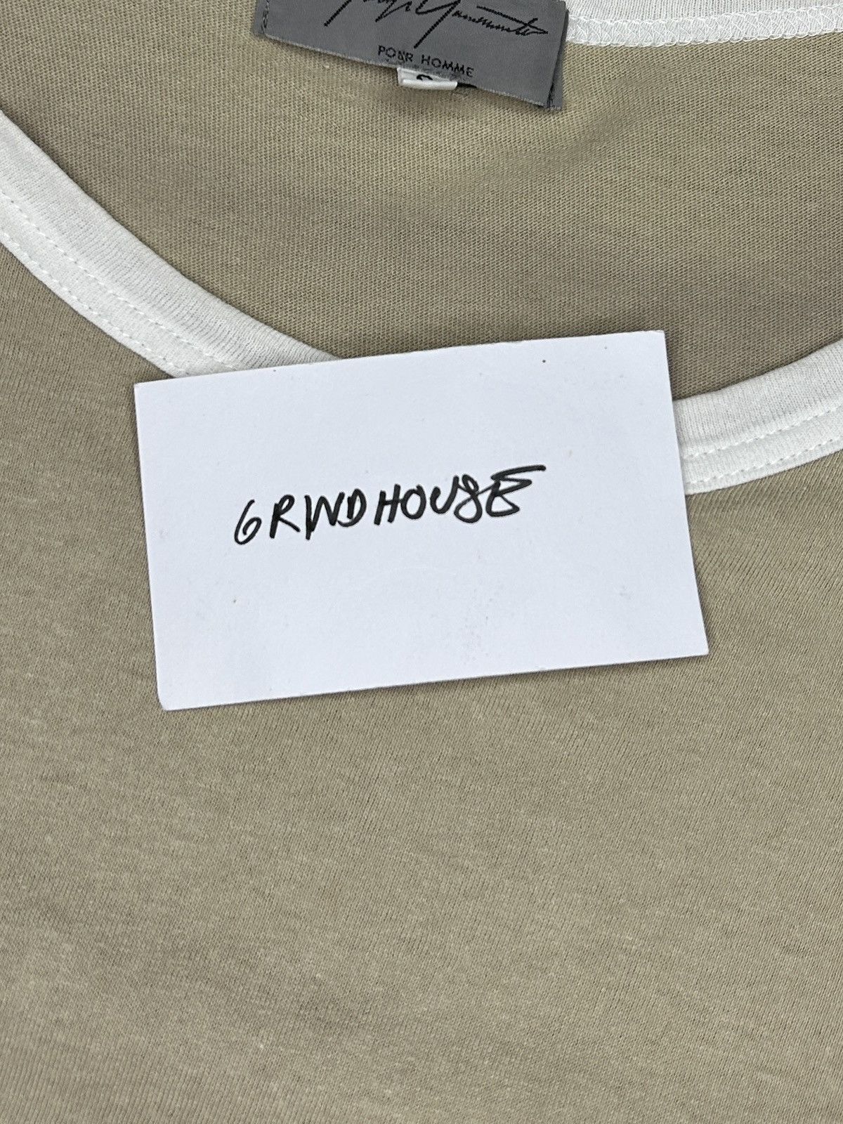Yohji Yamamoto Pour Homme Ringer T-Shirt Size US L / EU 52-54 / 3 - 9 Thumbnail