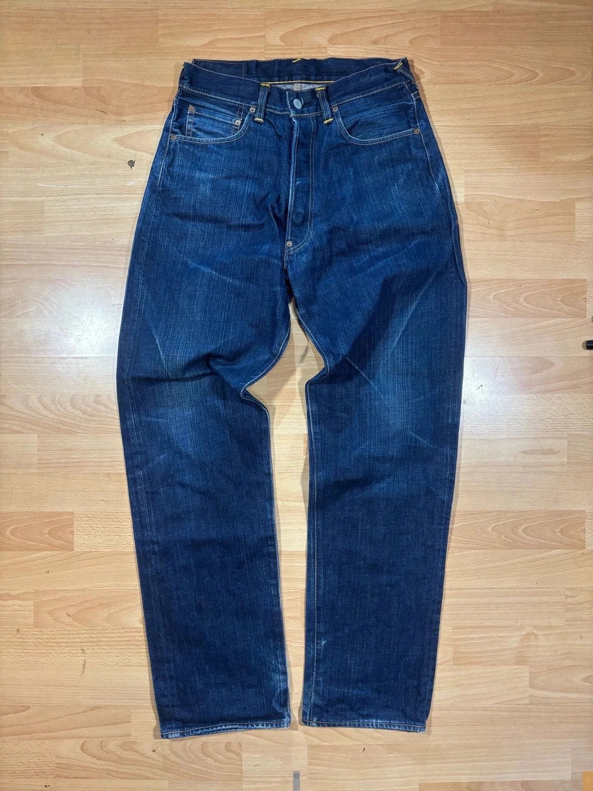 Japanese Brand Evisu Japan baggy daicock jeans Size US 35 - 6 Thumbnail