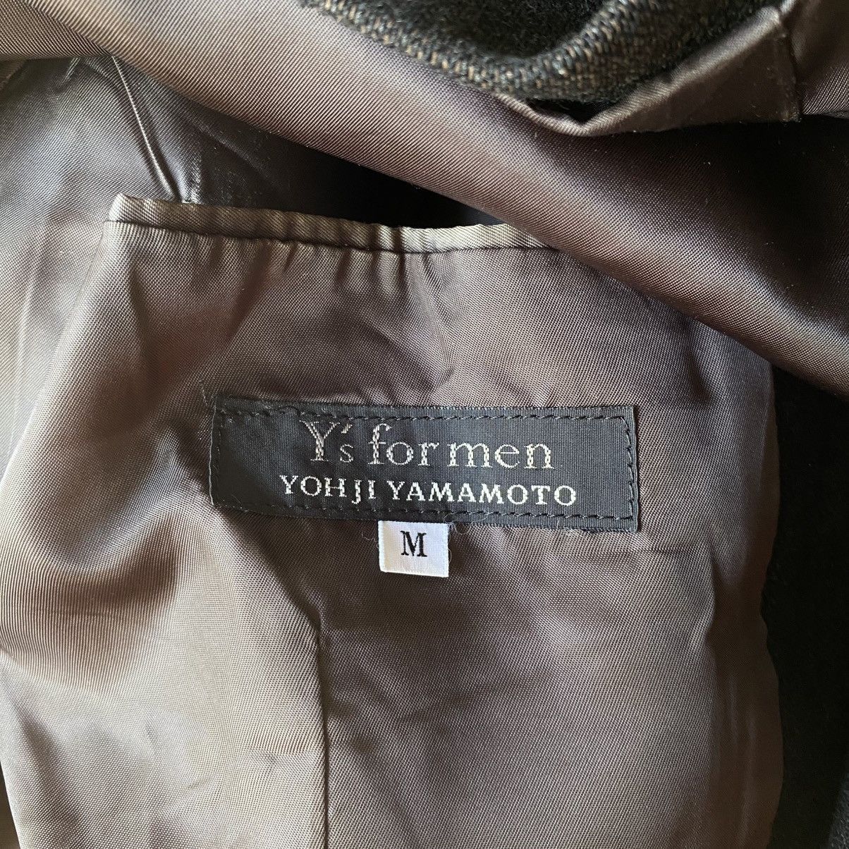 Y's × Yohji Yamamoto Y's for men YOHJI YAMAMOTO Dark Grey Wool Blazer Size 40R - 4 Thumbnail
