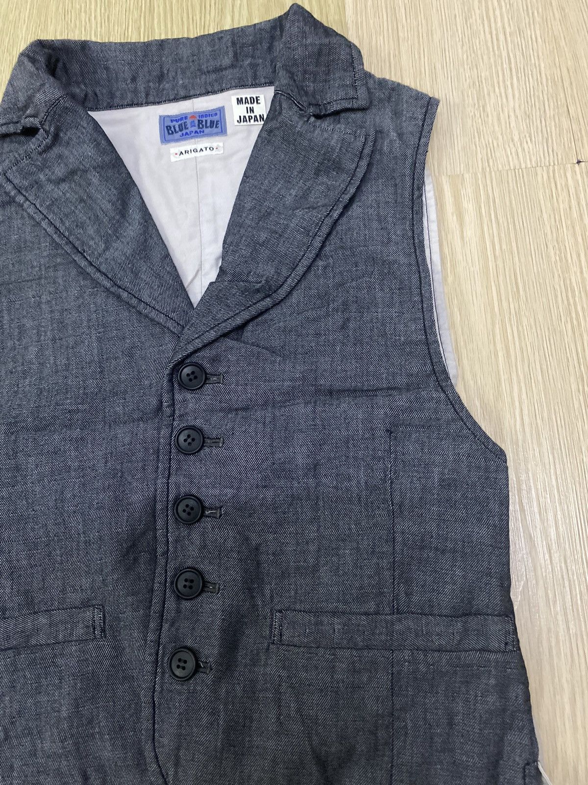 Blue Blue Japan × Indigo × Vintage Vintage Blue Blue Japan Indigo vest Size US S / EU 44-46 / 1 - 3 Thumbnail