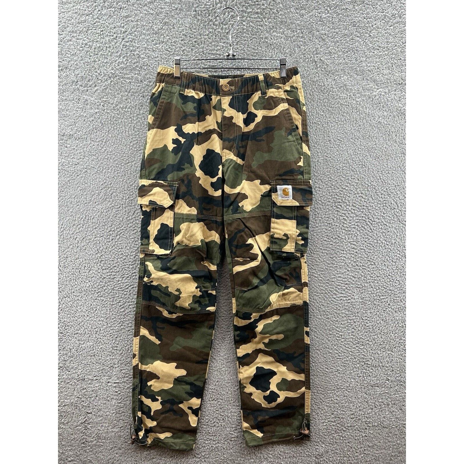 Other Carhartt WIP Work In Progress Camo Cargo Pants Size Large Size US 34 / EU 50 - 1 Thumbnail