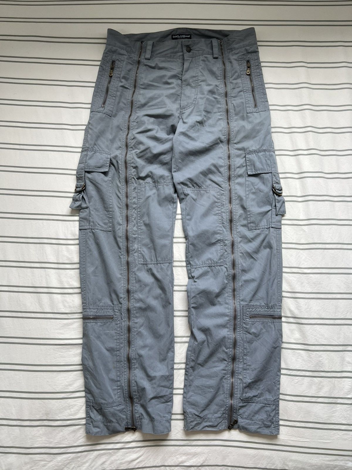 Dolce & Gabbana SS03 Dolce & gabbana zip cargo pants Size US 35 - 1 Thumbnail