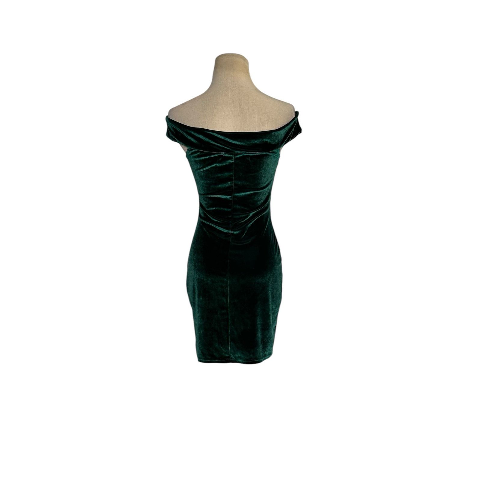 Urban Outfitters Urban Outfitters green off shoulder mini dress size small Size S / US 4 / IT 40 - 11 Thumbnail