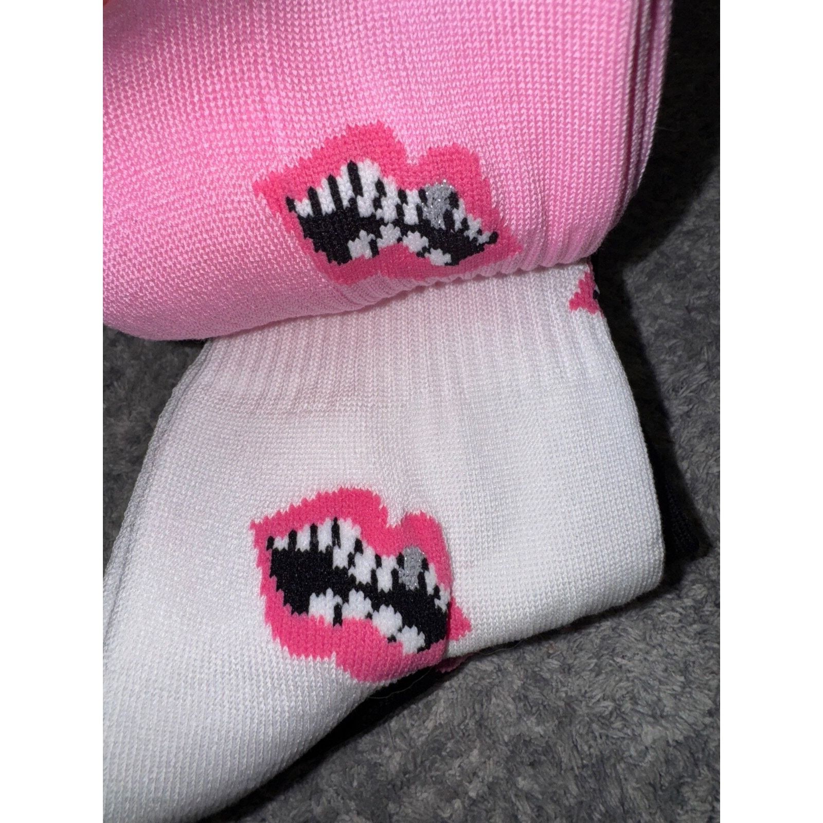 Chrome Hearts Chrome Hearts Matty Boy Chomper Pink Black White Lips Size ONE SIZE - 11 Thumbnail