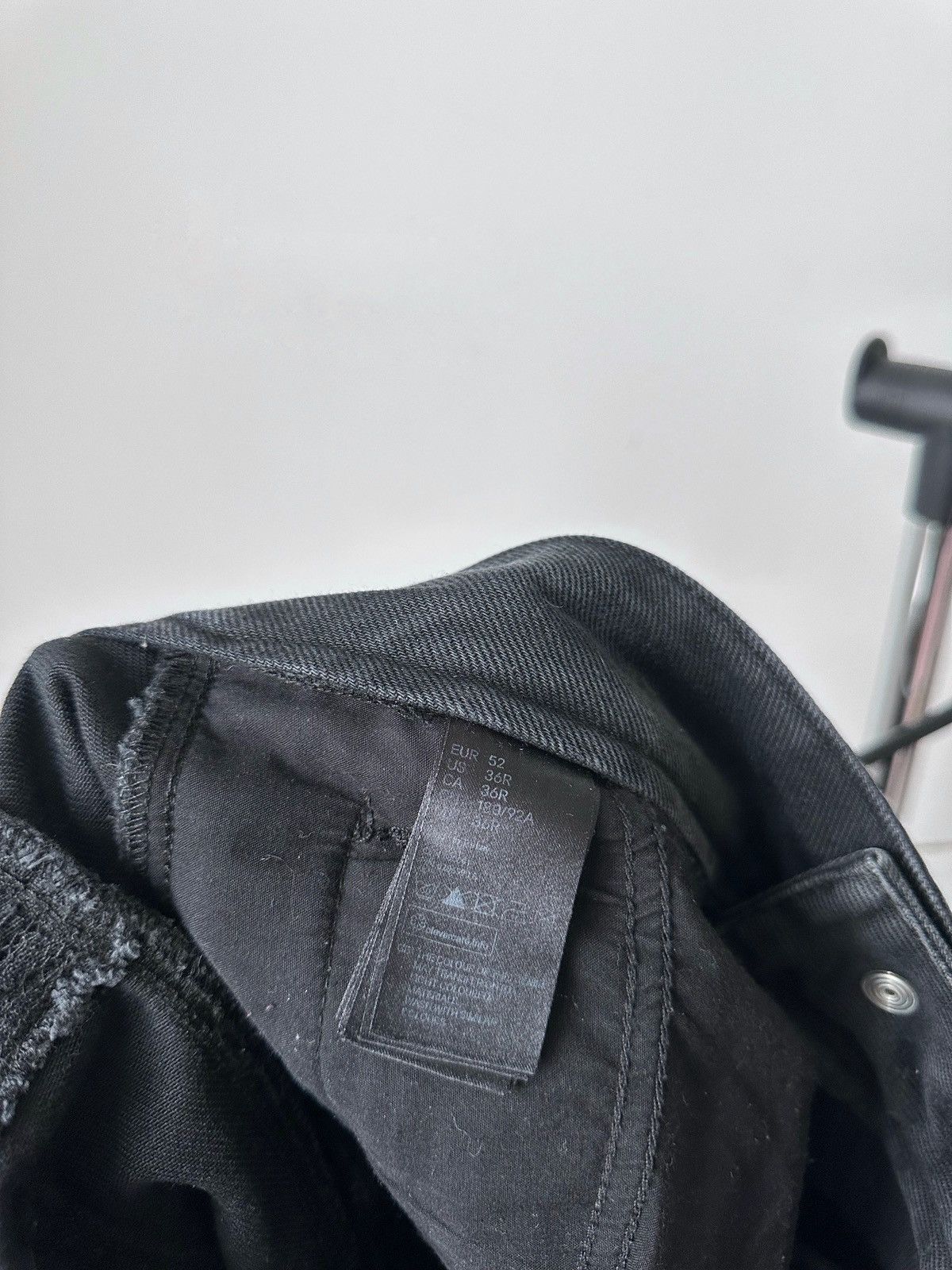 H&M × Isabel Marant FW13 Isabel Marant x H&M Black Washed Denim Biker Jeans Size US 36 / EU 52 - 17 Thumbnail