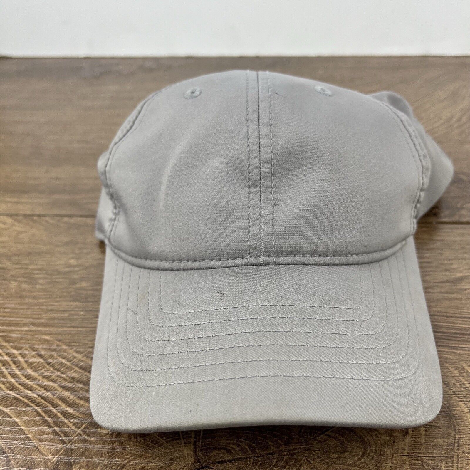 Other Plain Gray Baseball Hat Gray Adjustable Hat Gray Adult Size Size ONE SIZE - 5 Thumbnail