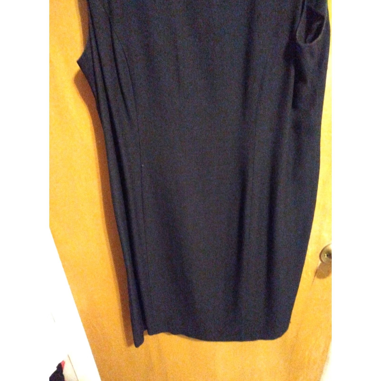 Vintage VINTAGE Perceptions by Irene B. Dress 16 Black Rayon Blend 42" CHEST Mens Women Girls Size XXL / US 16-18 / IT 52-54 - 3 Thumbnail