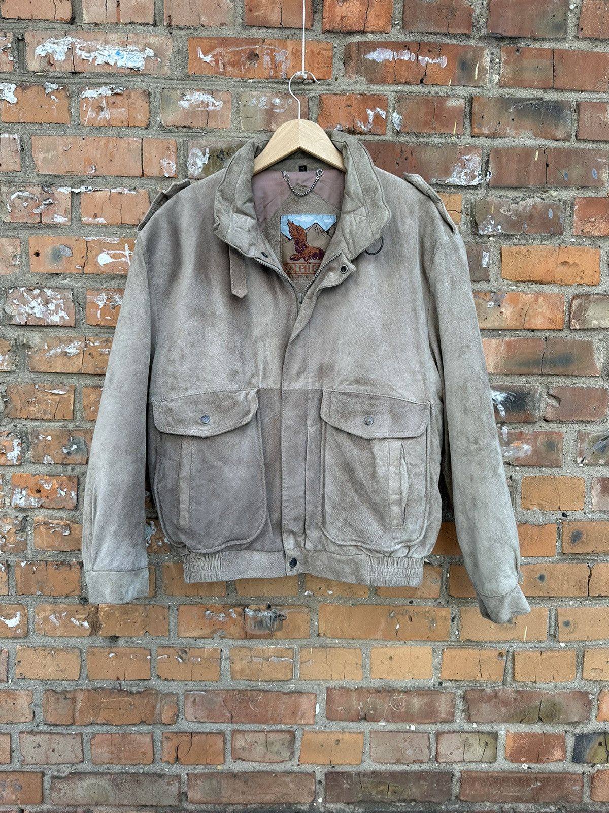 Japanese Brand Ralph Eton Suede Leather Jacket made in Korea Size US M / EU 48-50 / 2 - 1 Thumbnail