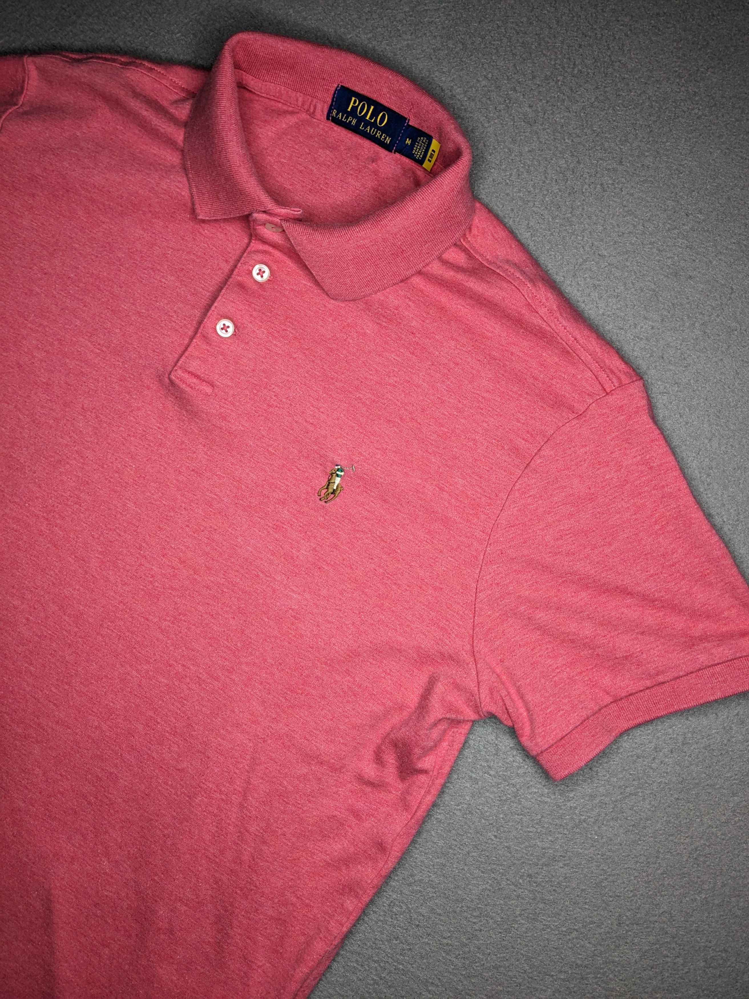 Polo Ralph Lauren Polo Ralph Lauren Shirt Flesh Pony Mens Medium Golf Preppy Size US M / EU 48-50 / 2 - 1 Thumbnail