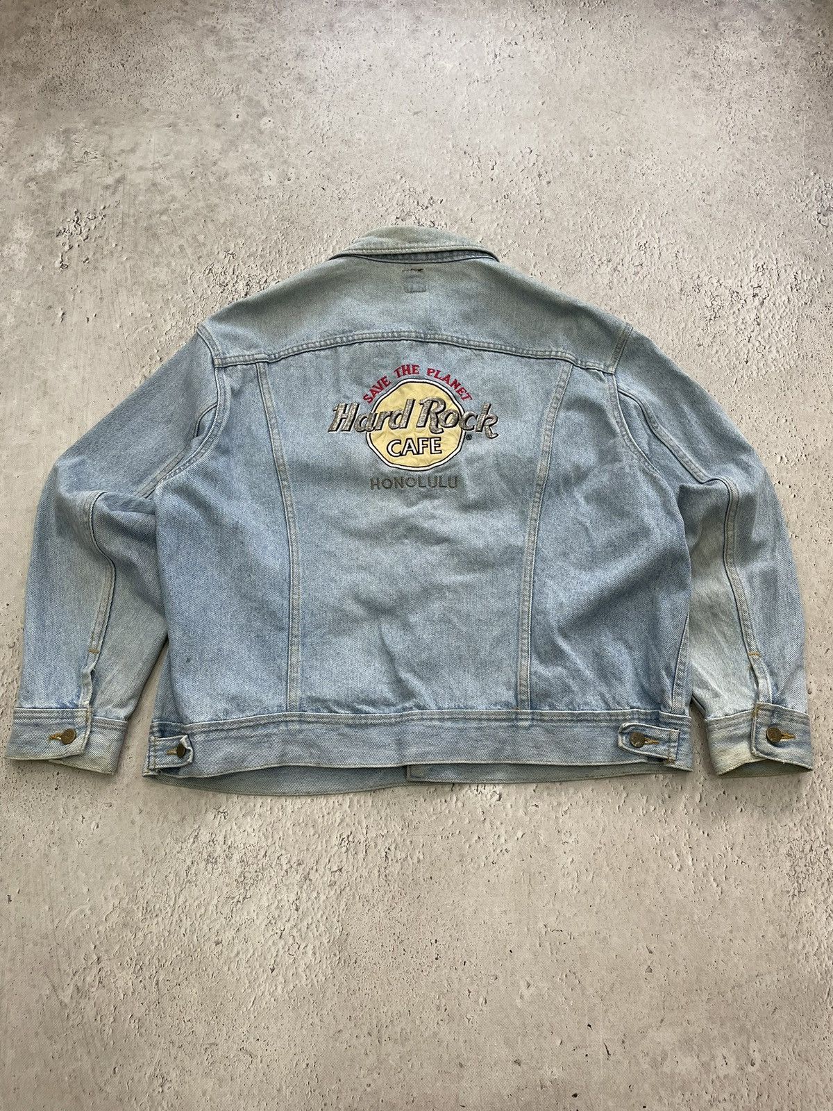 Lee Hard rock cafe x lee faded 90s denim jacket diesel style Size US XL / EU 56 / 4 - 10 Thumbnail
