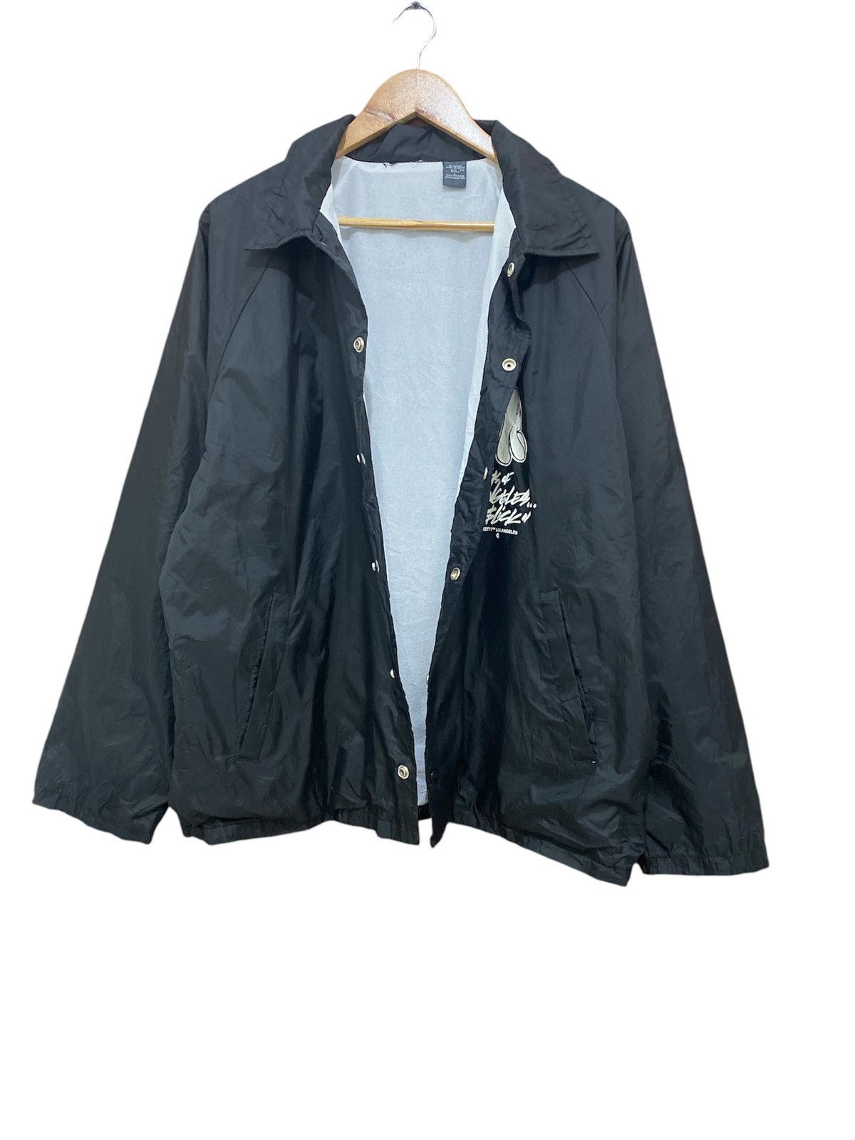 Dissizit × Japanese Brand Dissizit Liberty Or Death Big Logo Coach Jacket Size US L / EU 52-54 / 3 - 3 Thumbnail