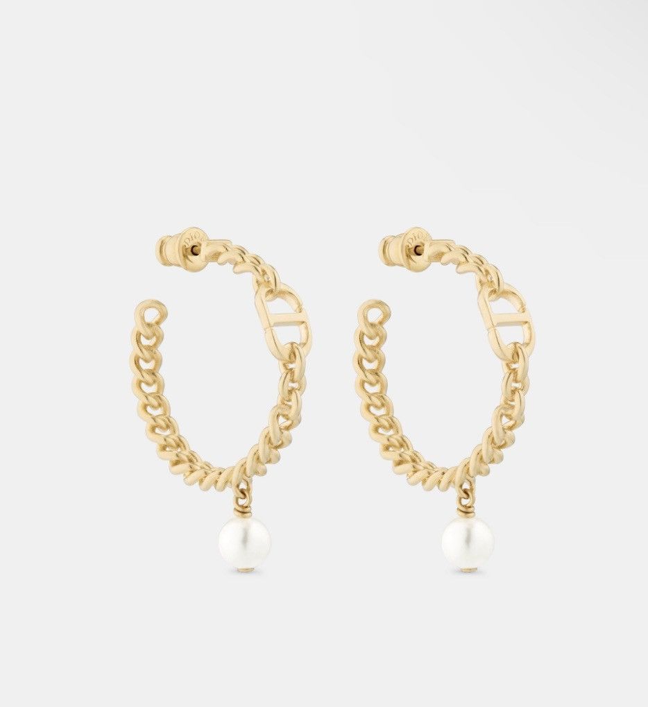 Dior Christian Dior 30 MONTAIGNE Earrings Gold-Finish Metal Size ONE SIZE - 1 Thumbnail