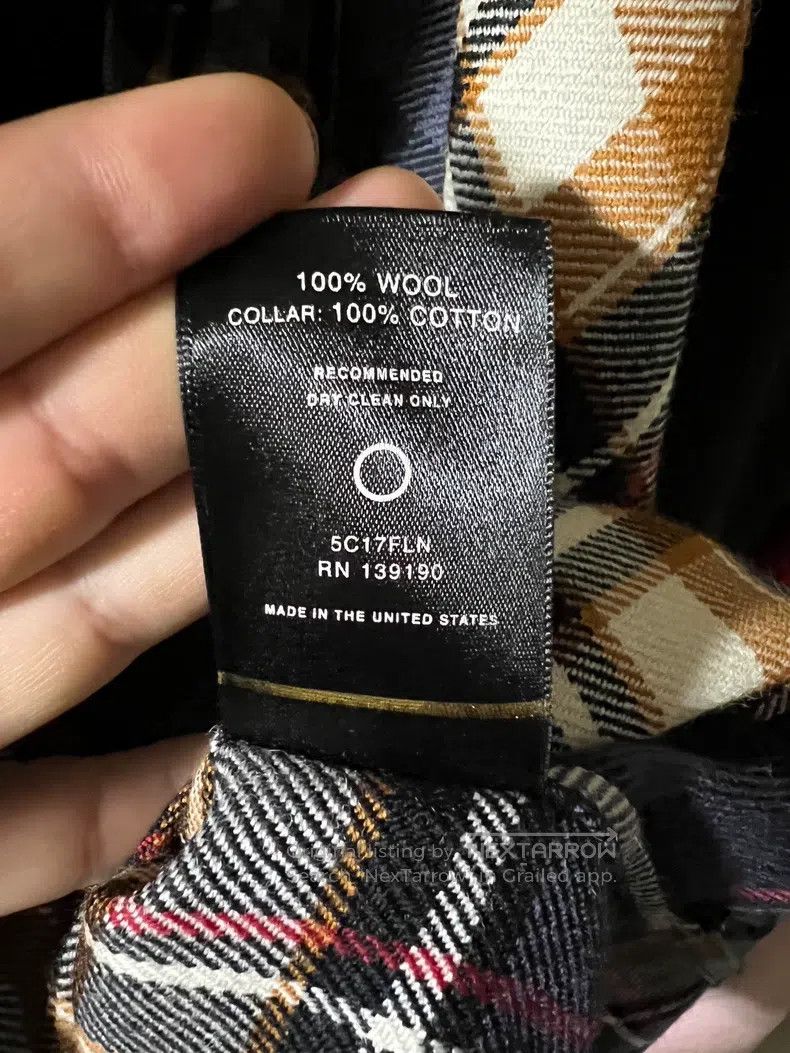 Fear of God Fear of God Flannel denim collar plaid shirt Size US M / EU 48-50 / 2 - 3 Thumbnail