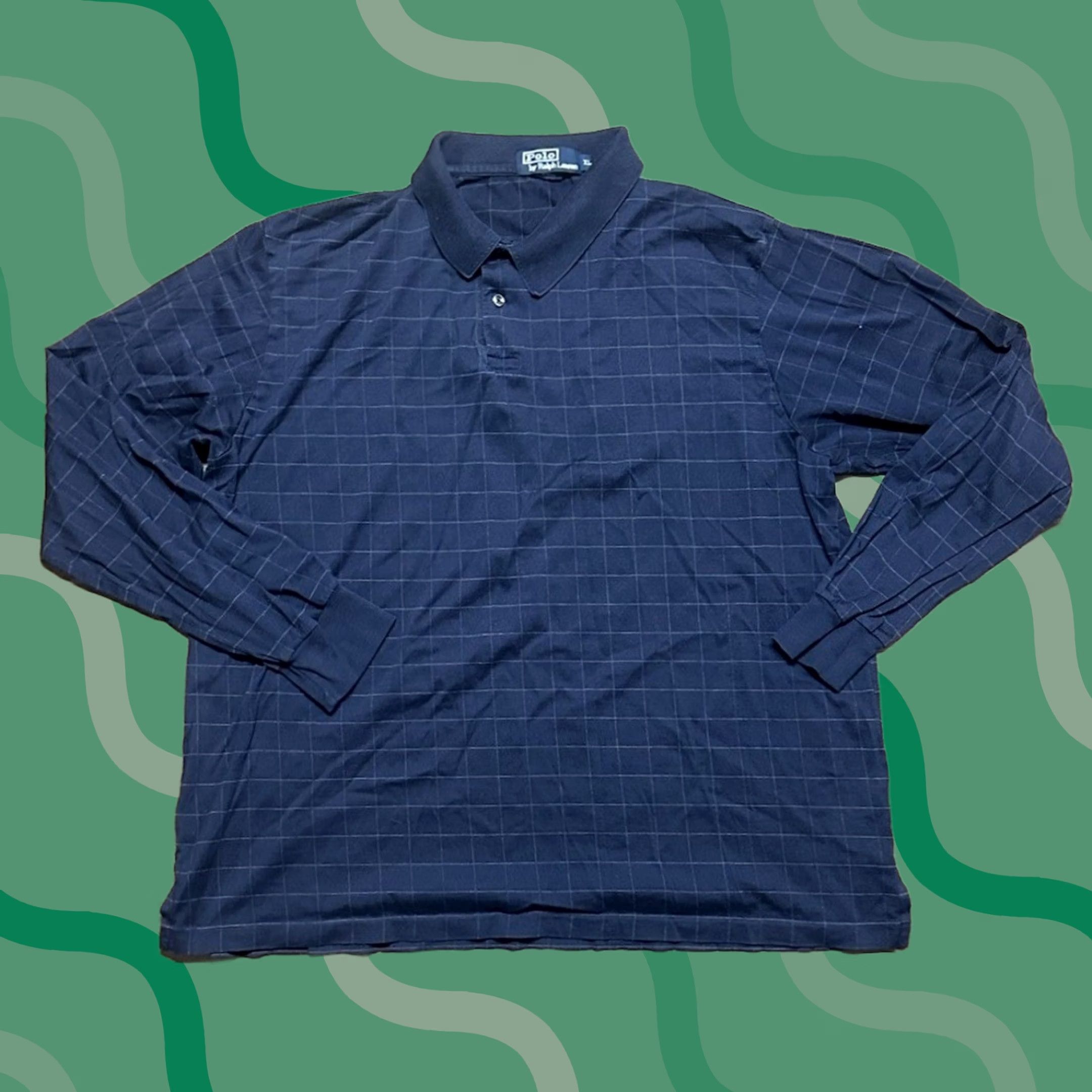 Polo Ralph Lauren VINTAGE Polo Ralph Lauren Windowpane Long Sleeve 
