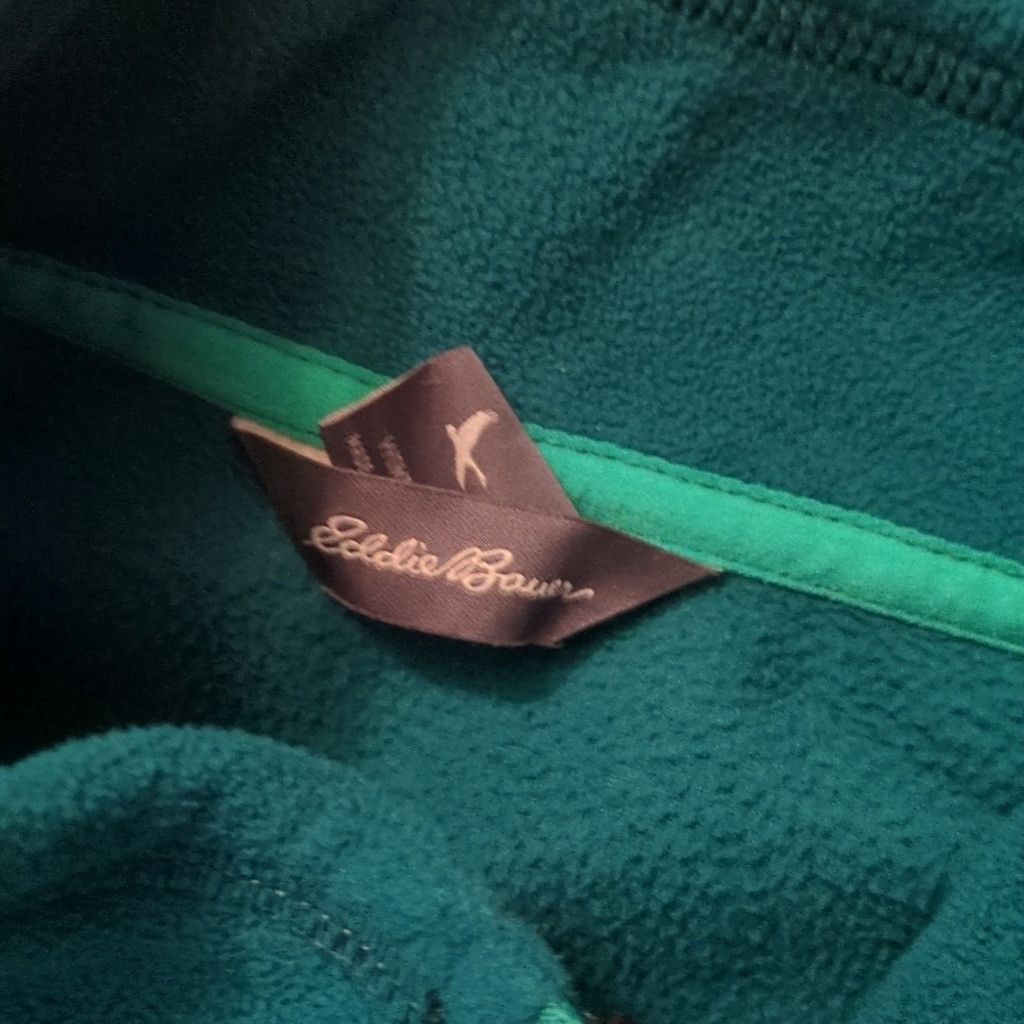 Eddie Bauer Eddie Bauer teal 1/4 zip pullover size large Size L / US 10 / IT 46 - 2 Thumbnail